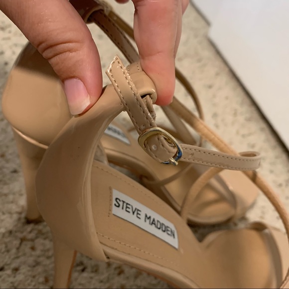 STEVE MADDEN heel Feliz nude size 8.5 - Picture 9 of 13